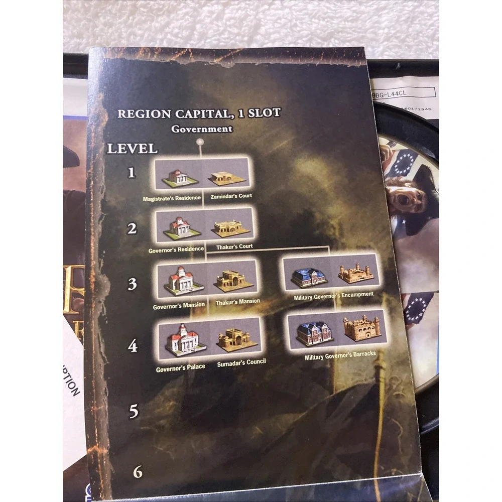 Empire Total War PC CD ROM DVD 2- Disc Set Complete CIB‎ Map Included
